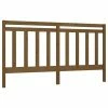VidaXL Tête de lit Marron miel 186x4x100 cm Bois massif de pin -Têtes et pieds de lit Soldes image 2 817808