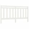 VidaXL Tête de lit Blanc 206x4x100 cm Bois massif de pin 2 VidaXL Tête de lit Blanc 206x4x100 cm Bois massif de pin -Têtes et pieds de lit Soldes image 2 817811