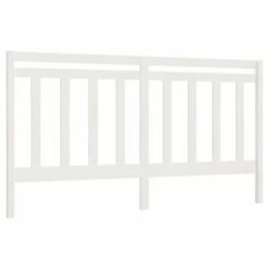 VidaXL Tête de lit Blanc 206x4x100 cm Bois massif de pin