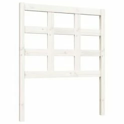 VidaXL Tête de lit Blanc 80,5x4x100 cm Bois massif de pin