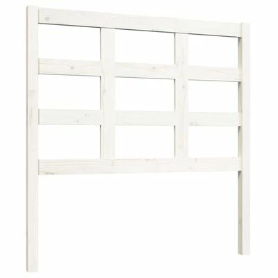 VidaXL Tête de lit Blanc 95,5x4x100 cm Bois massif de pin 3 VidaXL Tête de lit Blanc 95,5x4x100 cm Bois massif de pin