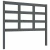 VidaXL Tête de lit Gris 105,5x4x100 cm Bois massif de pin -Têtes et pieds de lit Soldes image 2 817877