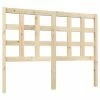 VidaXL Tête de lit 125,5x4x100 cm Bois massif de pin -Têtes et pieds de lit Soldes image 2 817880