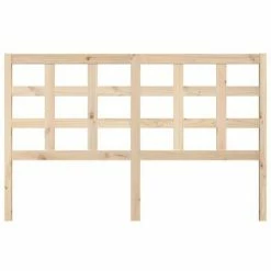 VidaXL Tête de lit 156x4x100 cm Bois massif de pin -Têtes et pieds de lit Soldes image 2 817895