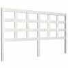 VidaXL Tête de lit Blanc 165,5x4x100 cm Bois massif de pin -Têtes et pieds de lit Soldes image 2 817901