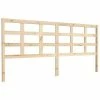 VidaXL Tête de lit 205,5x4x100 cm Bois massif de pin -Têtes et pieds de lit Soldes image 2 817910