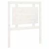 VidaXL Tête de lit Blanc 80,5x4x100 cm Bois massif de pin