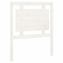 VidaXL Tête de lit Blanc 80,5x4x100 cm Bois massif de pin