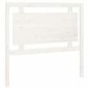 VidaXL Tête de lit Blanc 105,5x4x100 cm Bois massif de pin