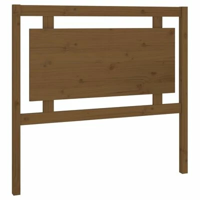 VidaXL Tête de lit Marron miel 105,5x4x100 cm Bois massif de pin 3 VidaXL Tête de lit Marron miel 105,5x4x100 cm Bois massif de pin