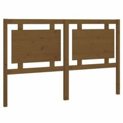 VidaXL Tête de lit Marron miel 155,5x4x100 cm Bois massif de pin