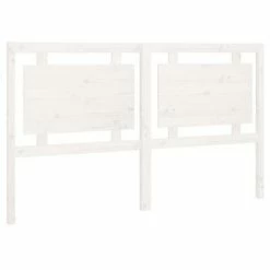 VidaXL Tête de lit Blanc 165,5x4x100 cm Bois massif de pin