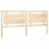 VidaXL Tête de lit 205,5x4x100 cm Bois massif de pin -Têtes et pieds de lit Soldes image 2 817960