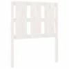 VidaXL Tête de lit Blanc 80,5x4x100 cm Bois massif de pin