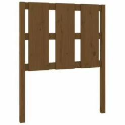VidaXL Tête de lit Marron miel 80,5x4x100 cm Bois massif de pin