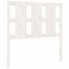 VidaXL Tête de lit Blanc 95,5x4x100 cm Bois massif de pin -Têtes et pieds de lit Soldes image 2 817971