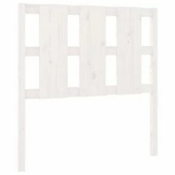 VidaXL Tête de lit Blanc 95,5x4x100 cm Bois massif de pin