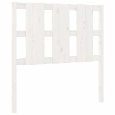 VidaXL Tête de lit Blanc 95,5x4x100 cm Bois massif de pin 3 VidaXL Tête de lit Blanc 95,5x4x100 cm Bois massif de pin