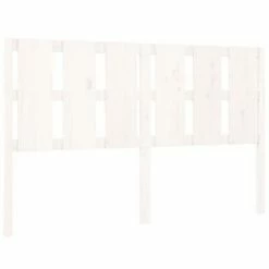VidaXL Tête de lit Blanc 155,5x4x100 cm Bois massif de pin