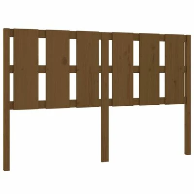 VidaXL Tête de lit Marron miel 155,5x4x100 cm Bois massif de pin 3 VidaXL Tête de lit Marron miel 155,5x4x100 cm Bois massif de pin