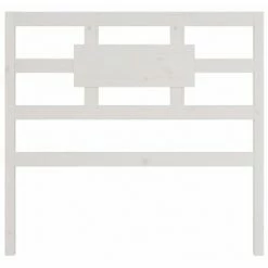 VidaXL Tête de lit Blanc 105,5x4x100 cm Bois massif de pin