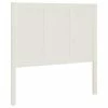 VidaXL Tête de lit Blanc 95,5x4x100 cm Bois massif de pin -Têtes et pieds de lit Soldes image 2 818071