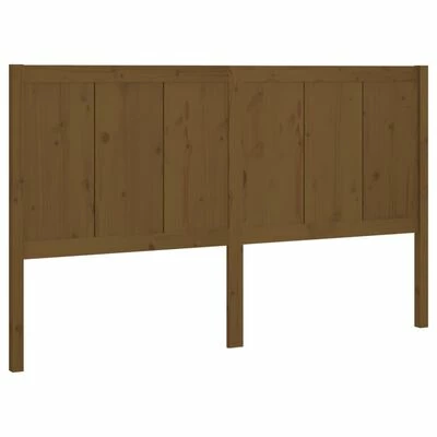 VidaXL Tête de lit Marron miel 205,5x4x100 cm Bois massif de pin 3 VidaXL Tête de lit Marron miel 205,5x4x100 cm Bois massif de pin