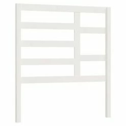 VidaXL Tête de lit Blanc 96x4x104 cm Bois massif de pin