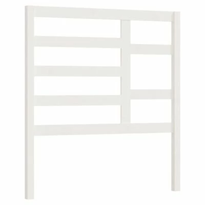 VidaXL Tête de lit Blanc 96x4x104 cm Bois massif de pin 3 VidaXL Tête de lit Blanc 96x4x104 cm Bois massif de pin