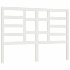 VidaXL Tête de lit Blanc 141x4x104 cm Bois massif de pin