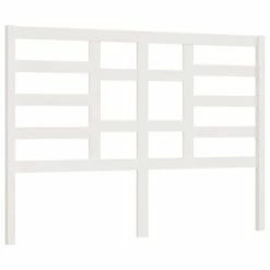 VidaXL Tête de lit Blanc 146x4x104 cm Bois massif de pin