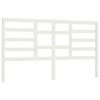 VidaXL Tête de lit Blanc 206x4x104 cm Bois massif de pin -Têtes et pieds de lit Soldes image 2 818161