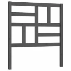 VidaXL Tête de lit Gris 81x4x104 cm Bois massif de pin
