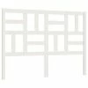 VidaXL Tête de lit Blanc 146x4x104 cm Bois massif de pin 2 VidaXL Tête de lit Blanc 146x4x104 cm Bois massif de pin -Têtes et pieds de lit Soldes image 2 818191