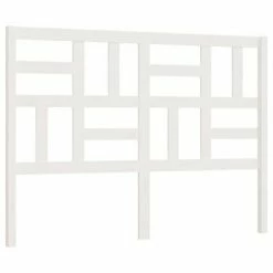 VidaXL Tête de lit Blanc 156x4x104 cm Bois massif de pin