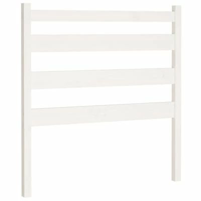 VidaXL Tête de lit Blanc 81x4x100 cm Bois massif de pin 3 VidaXL Tête de lit Blanc 81x4x100 cm Bois massif de pin