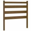 VidaXL Tête de lit Marron miel 81x4x100 cm Bois massif de pin -Têtes et pieds de lit Soldes image 2 818398