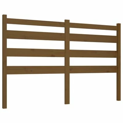 VidaXL Tête de lit Marron miel 206x4x100 cm Bois massif de pin 3 VidaXL Tête de lit Marron miel 206x4x100 cm Bois massif de pin