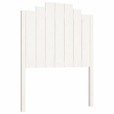 VidaXL Tête de lit Blanc 81x4x110 cm Bois massif de pin 3 VidaXL Tête de lit Blanc 81x4x110 cm Bois massif de pin