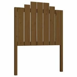 VidaXL Tête de lit Marron miel 81x4x110 cm Bois massif de pin