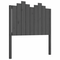 VidaXL Tête de lit Gris 96x4x110 cm Bois massif de pin