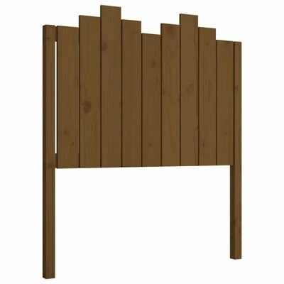 VidaXL Tête de lit Marron miel 96x4x110 cm Bois massif de pin 3 VidaXL Tête de lit Marron miel 96x4x110 cm Bois massif de pin