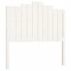 VidaXL Tête de lit Blanc 106x4x110 cm Bois massif de pin 2 VidaXL Tête de lit Blanc 106x4x110 cm Bois massif de pin -Têtes et pieds de lit Soldes image 2 818456