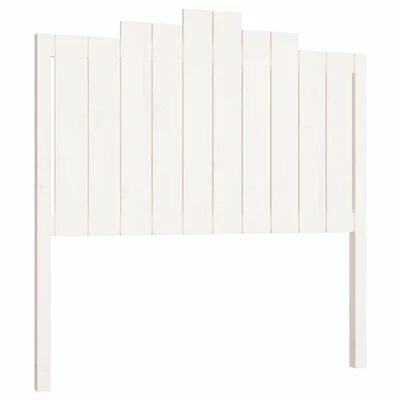 VidaXL Tête de lit Blanc 106x4x110 cm Bois massif de pin 3 VidaXL Tête de lit Blanc 106x4x110 cm Bois massif de pin