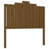VidaXL Tête de lit Marron miel 106x4x110 cm Bois massif de pin -Têtes et pieds de lit Soldes image 2 818458