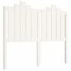 VidaXL Tête de lit Blanc 126x4x110 cm Bois massif de pin