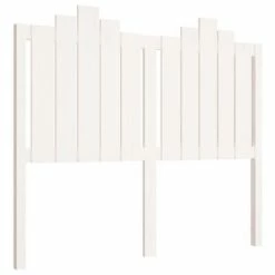 VidaXL Tête de lit Blanc 126x4x110 cm Bois massif de pin