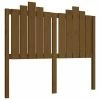 VidaXL Tête de lit Marron miel 126x4x110 cm Bois massif de pin 1 VidaXL Tête de lit Marron miel 126x4x110 cm Bois massif de pin -Têtes et pieds de lit Soldes image 2 818463
