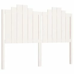 VidaXL Tête de lit Blanc 141x4x110 cm Bois massif de pin
