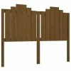 VidaXL Tête de lit Marron miel 141x4x110 cm Bois massif de pin